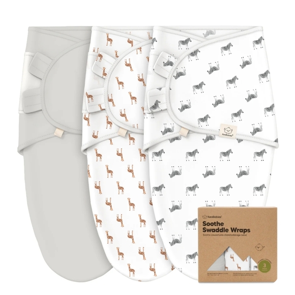 KeaBabies newborn swaddle wraps - Picture 2 of 2